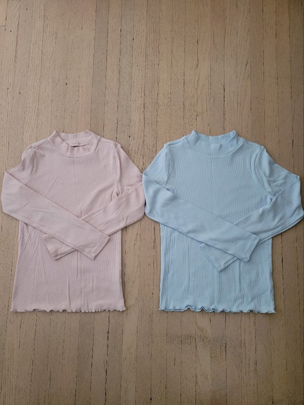 Carter's Ribbed Long Sleeve Top - Light Blue